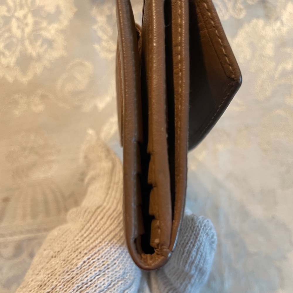 CHRISTIAN DIOR VINTAGE HONEYCOMB COLLECTION SHORT WALLET - Picture 4 of 11